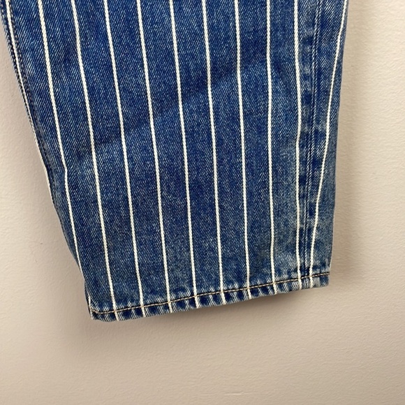American Eagle Mom Jean Stripe SZ 14 Regular Unique Plus Size - Picture 7 of 14